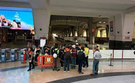 ¡Todo listo para la inauguración del tren al AIFA! detallan torniquetes de acceso en la estación Buenavista 