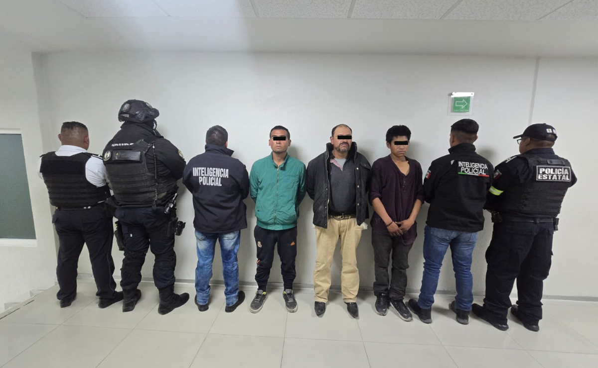 Operativo en Chimalhuacán: Cae banda con marihuana y armas hechizas. Foto: Especial