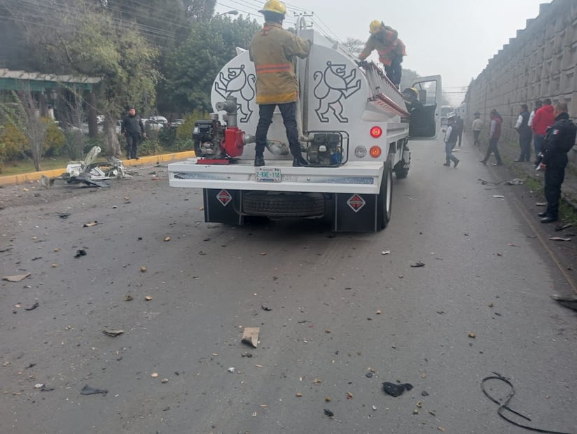 Los hechos fueron reportados en la carretera México-Toluca, a la altura del kilómetro 48.5, en  la comunidad de Amomolulco. Foto: especial
