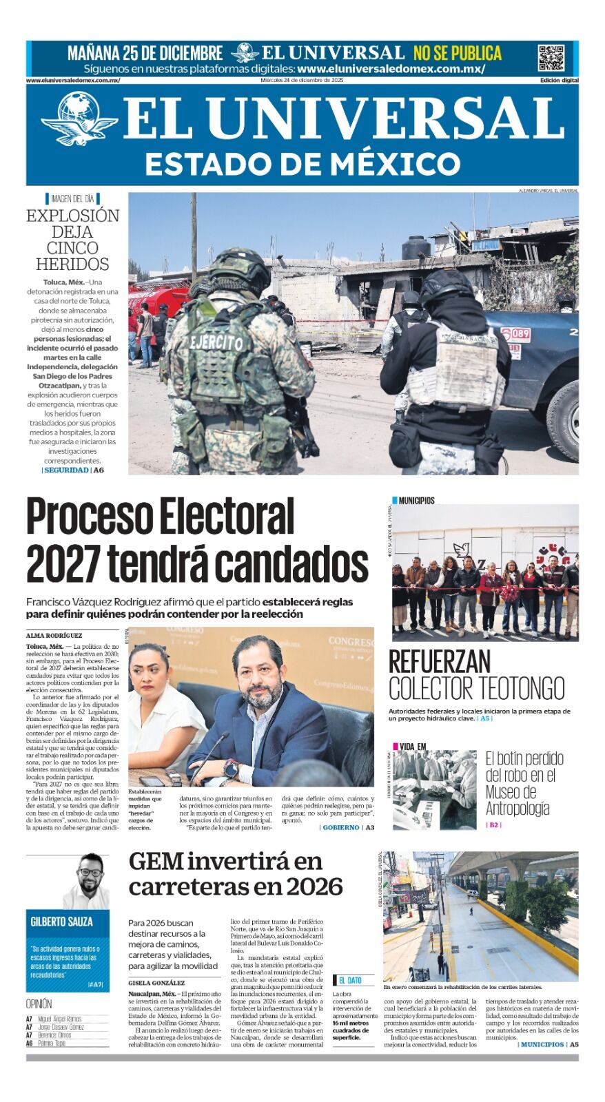 Portada 24 de diciembre de 2025