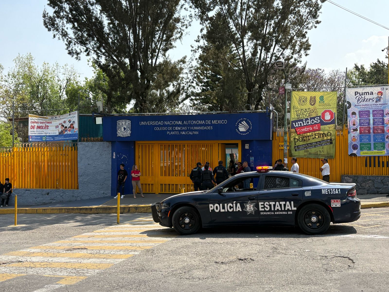 Violencia en el CCH Naucalpan: La UNAM inicia proceso de expulsión y dos estudiantes son vinculados a proceso penal. Foto Arturo Contreras