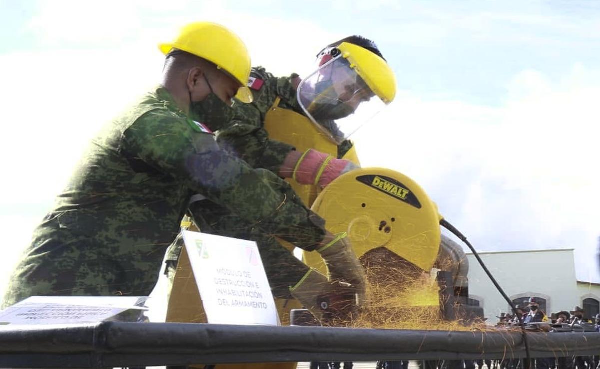 La iniciativa no se detiene. Para la séptima semana, del 14 al 19 de julio, los módulos del programa Canje de Armas 2025 estarán disponibles en Atizapán, Toluca, Ecatepec y Cuautitlán Izcalli / Foto: Archivo El Universal