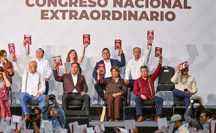 Delfina Gómez celebra liderazgo de Ariadna Montiel al frente de Morena