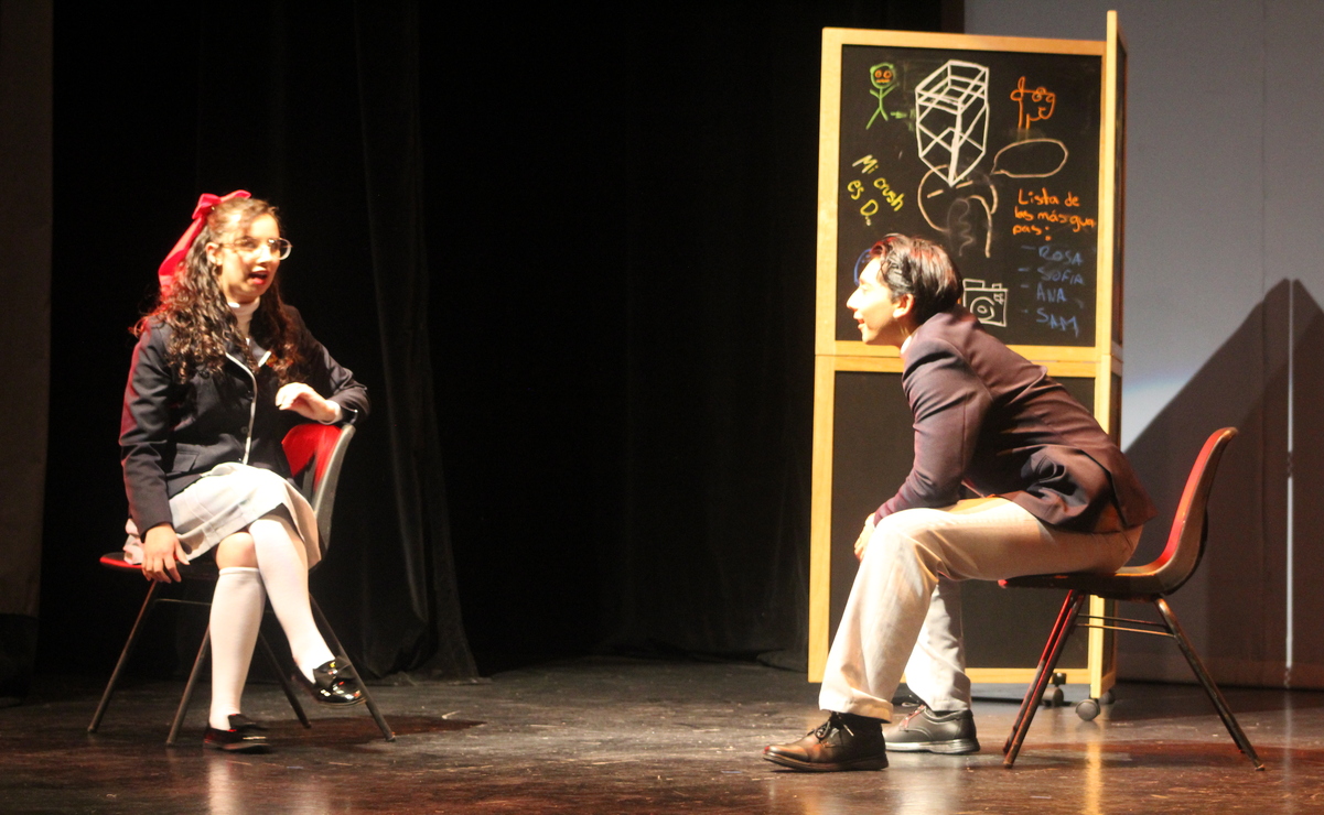 Los miedos, dudas y sueños de los adolescentes son los temas centrales de la obra de teatro “Simulacro”. Foto: Karen Aldama / El Universal Estado de México