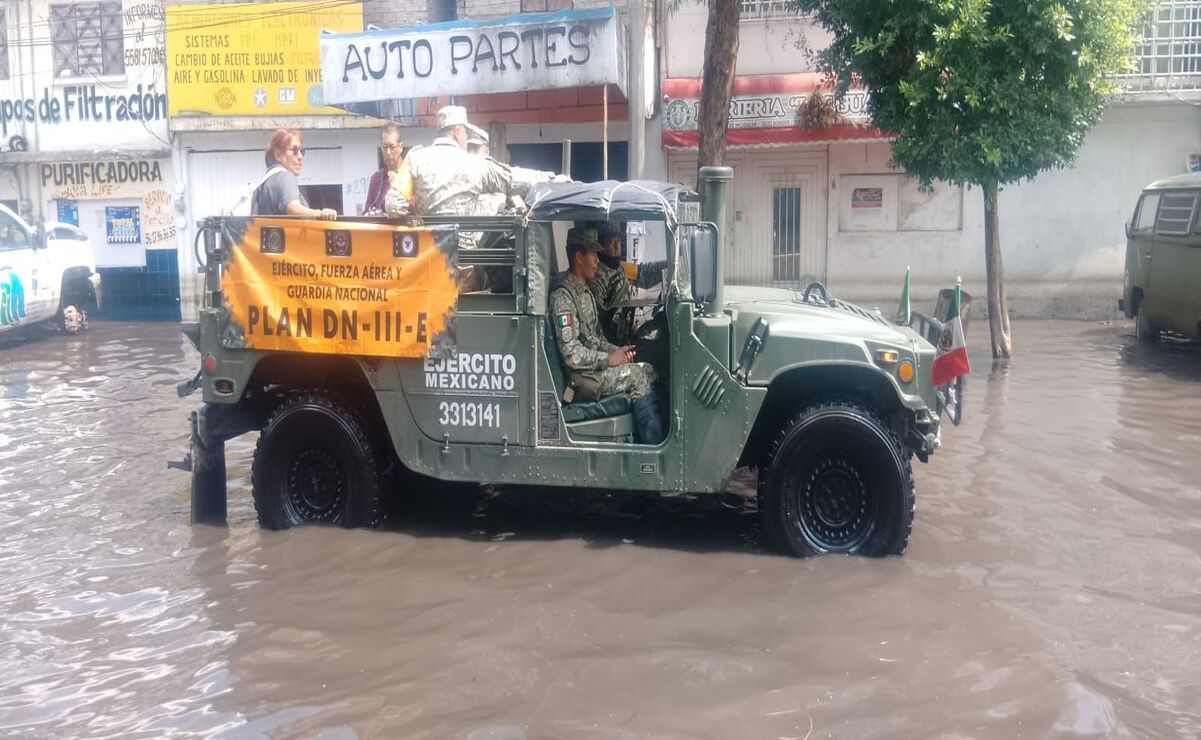 Desde la mañana del lunes se encuentran desplegados más de 120 efectivos y 12 vehículos del Ejército y Guardia Nacional / Foto Especial