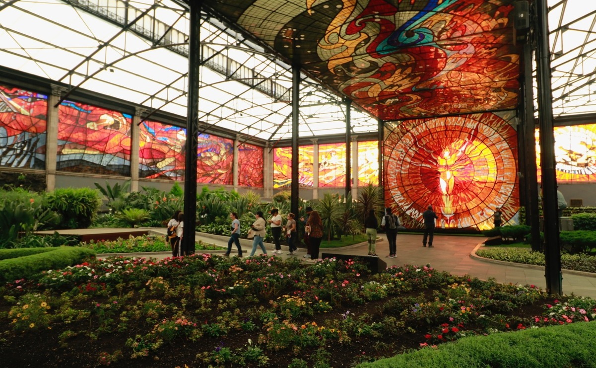 El Cosmovitral de Toluca es el segundo lugar más visitado del Edomex, donde se esperan 3 000 mil visitantes. Foto: Especial