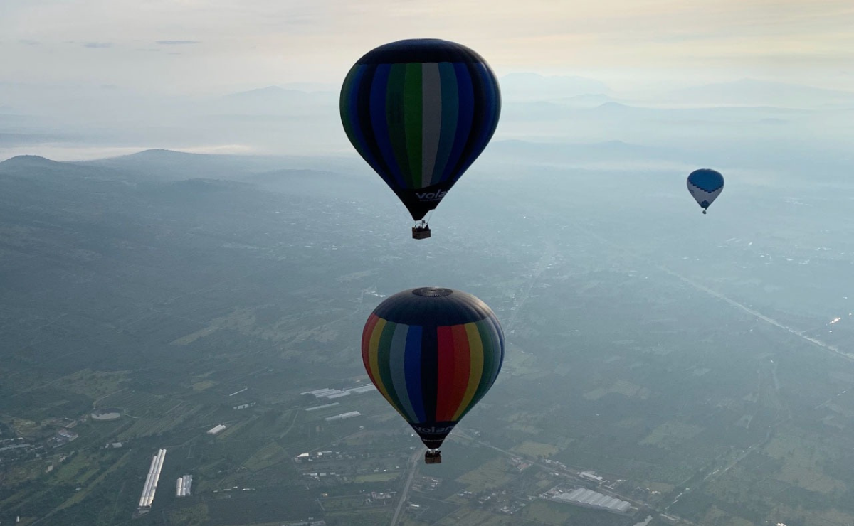 Control aéreo reforzado en Teotihuacán para vuelos seguros. Foto: Especial