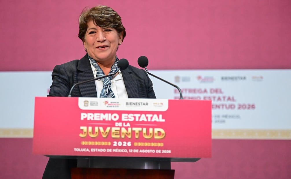 La gobernadora Delfina Gómez entrega el Premio Estatal de la Juventud 2026 a talentos que transforman nuestro estado. Foto Especial