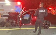 Hombre muere al impactar su vehículo contra muro de contención de la Toluca-Zitácuaro 