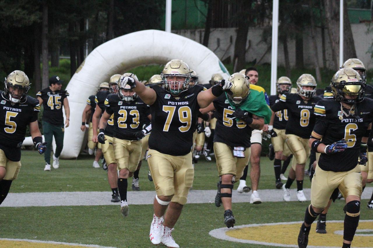 Los Potros Salvajes pierden ante Leones Anáhuac Cancún en la ONEFA. Foto Especial