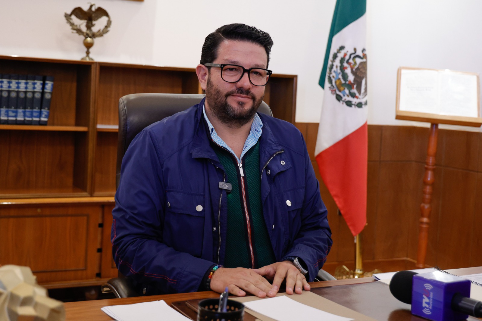 El alcalde de Almoloya de Juárez, Adolfo Solís Gómez. Foto Especial