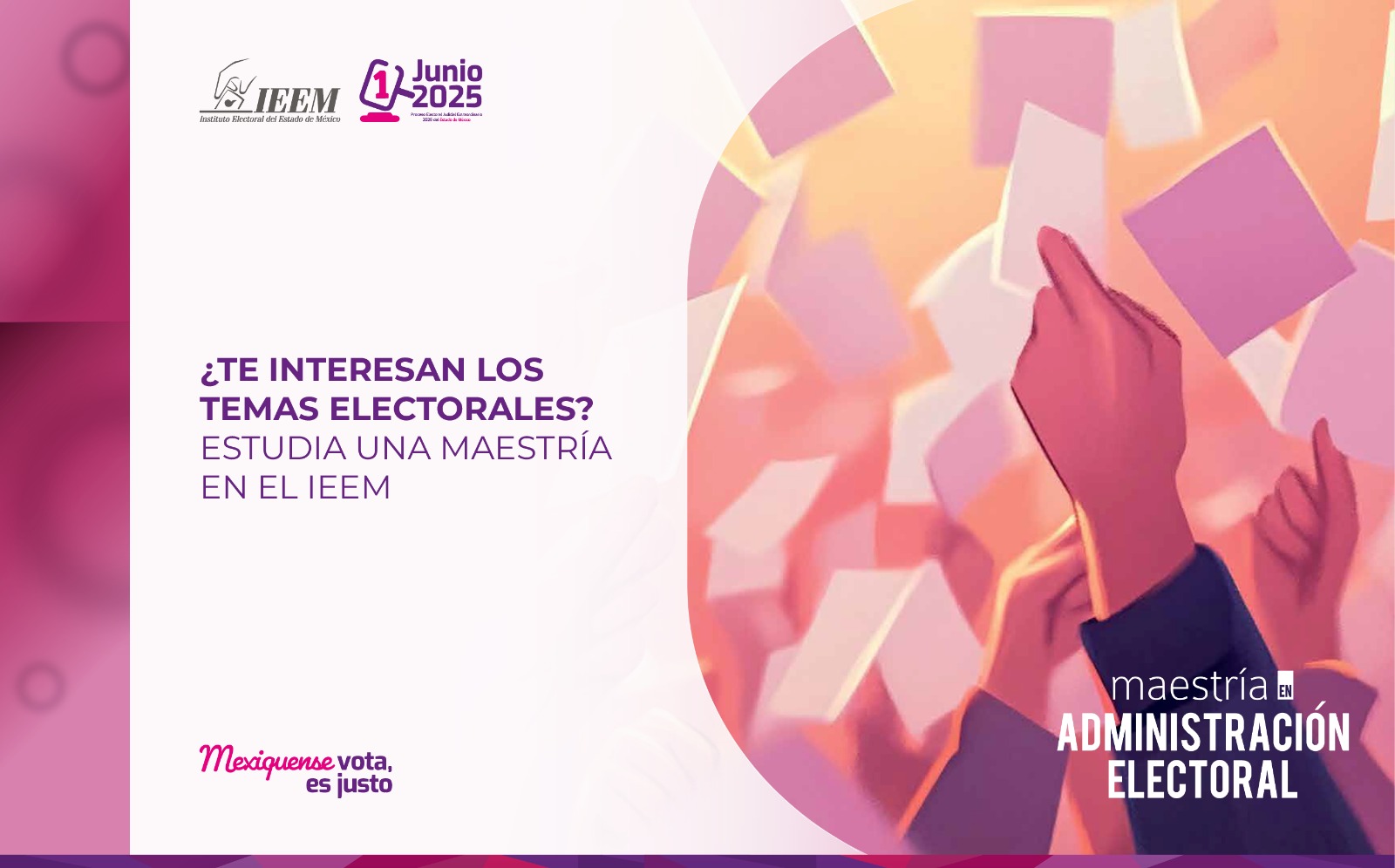 Plan de Estudios es de cuatro semestres con materias como teoría constitucional, legislación electoral y logística de procesos. Foto Especial