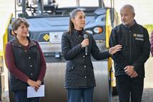 Sheinbaum y Delfina despliegan "Súper Máquinas" para rescatar el Oriente del Edomex