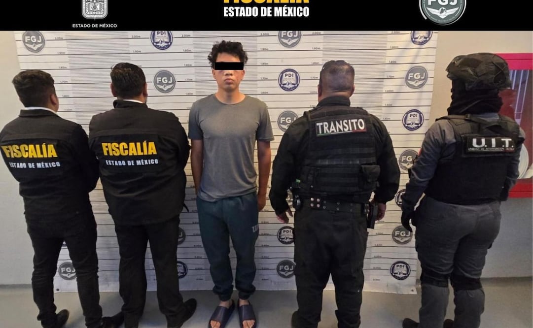El joven presuntamente arrolló a un grupo de personas sobre la México-Pachuca. Foto. Especial