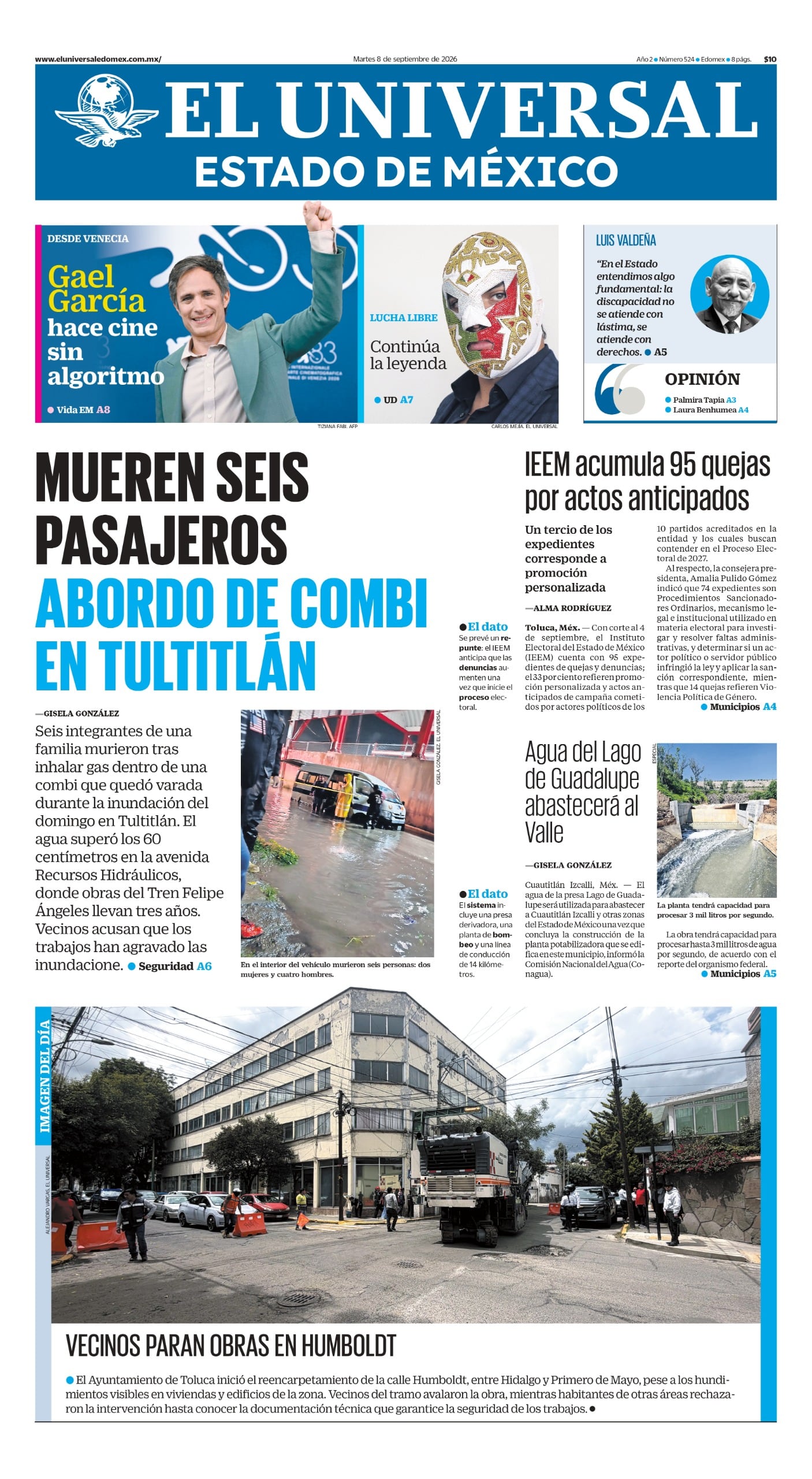 Portada 08 de septiembre de 2026