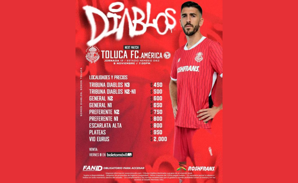 El Toluca se ha destacado a lo largo del torneo por su funcionamiento y es considerado por muchos como uno de los grandes candidatos Foto: Especial