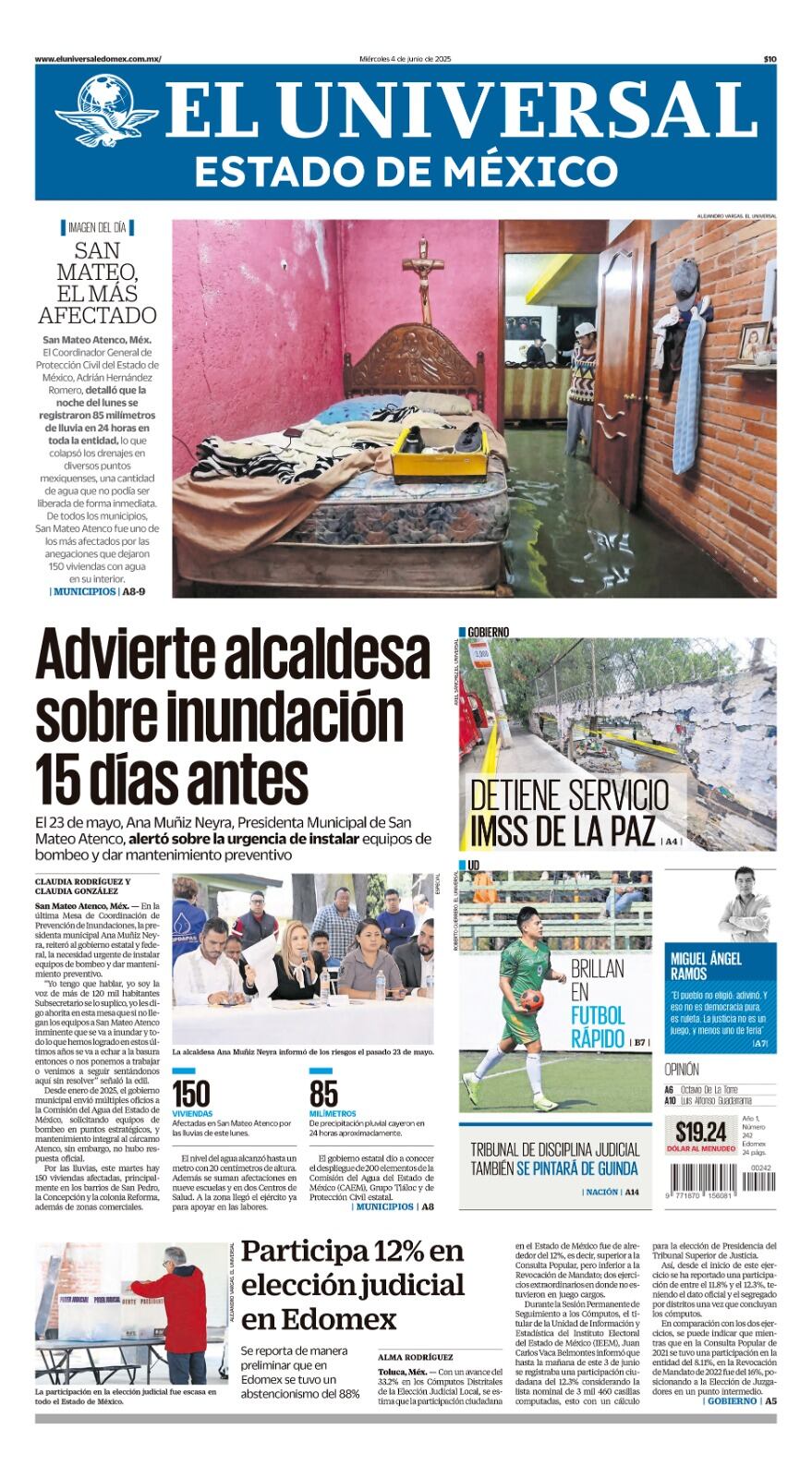 Portada 4 de junio 2025