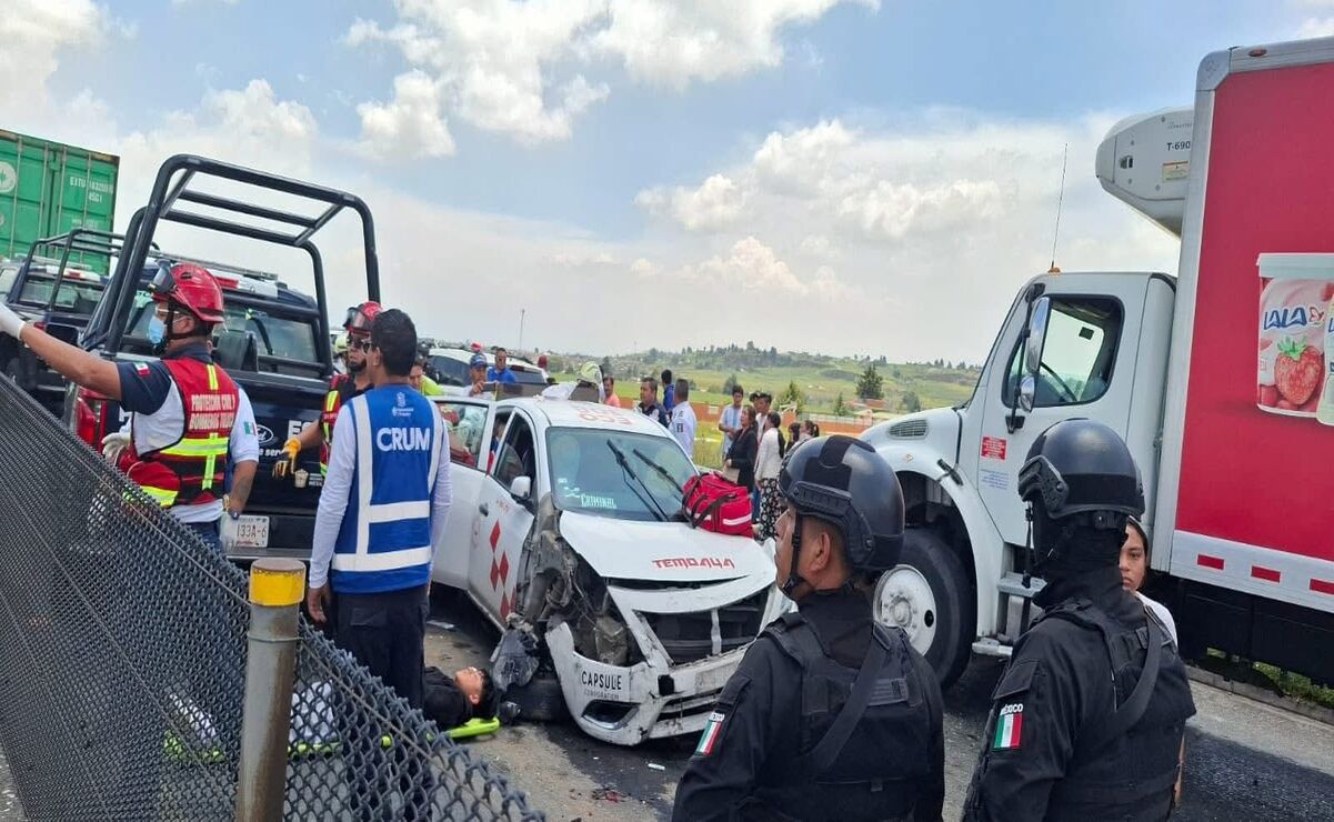 Una persona fue trasladada a un hospital vía aérea a través del Grupo Relámpagos / Foto Especial