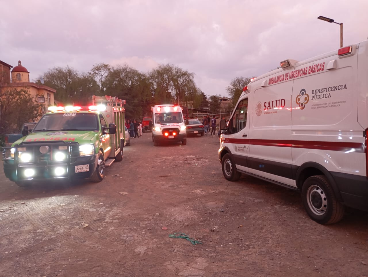 A pesar del impacto del remolino, no se reportan personas lesionadas ni daños estructurales en viviendas. Foto Especial