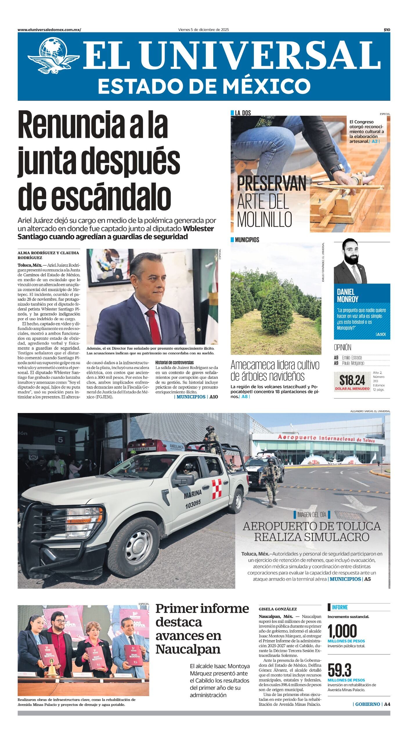 Portada 05 de diciembre de 2025