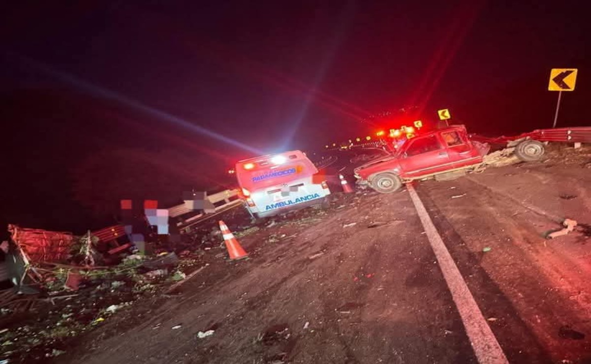 El accidente se registró en el kilómetro 114 a la altura de Temascalcingo. Foto: Especial