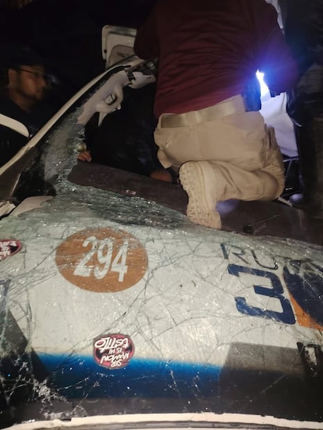 El accidente ocurrió la noche del viernes. Foto. Especial