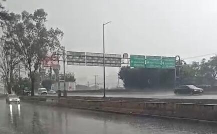 ¡Granizada en Izcalli y Tultitlán! El hielo y la lluvia paralizan la López Portillo y la México-Querétaro