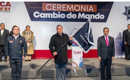 Ricardo Moreno Bastida asume el mando de la Policía Municipal en Toluca