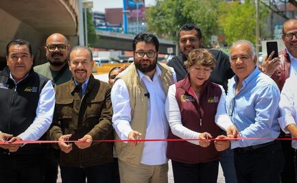 Inaugura Isaac Montoya y Delfina Gómez la rehabilitación con concreto hidráulico de lateral de Periférico Norte