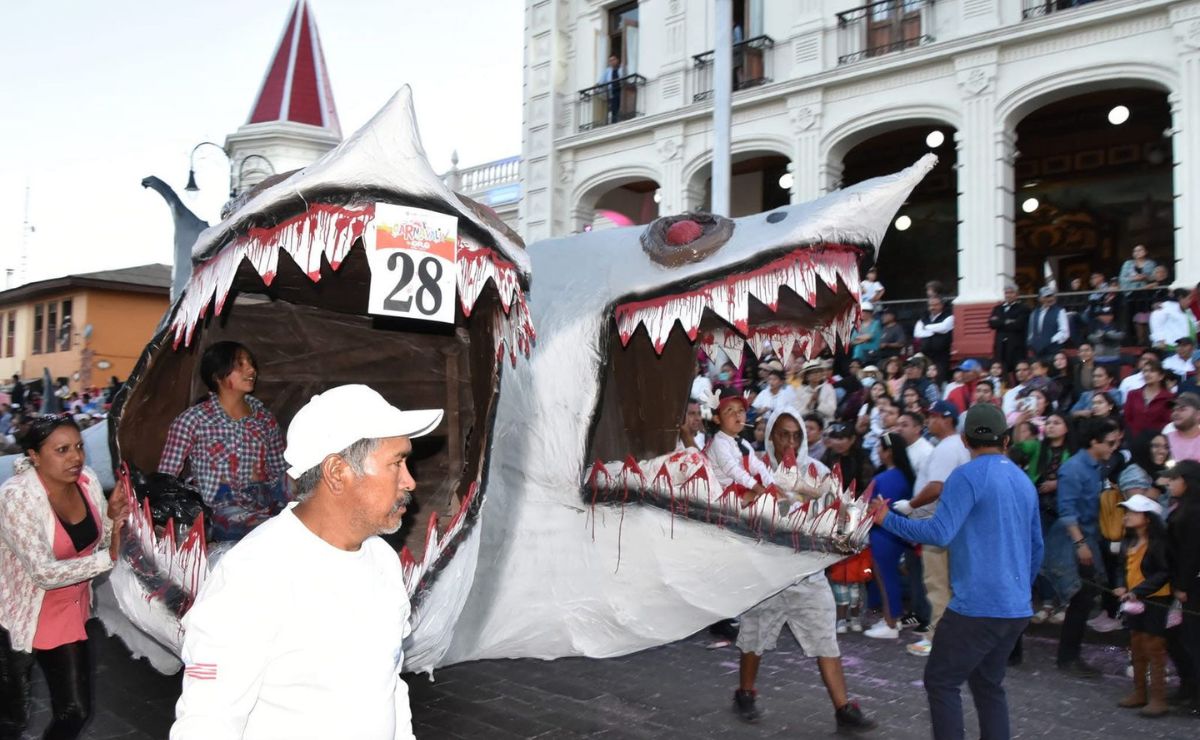Preparativos para el Carnaval 2025 en el Pueblo Mágico de El Oro. Foto: Especial