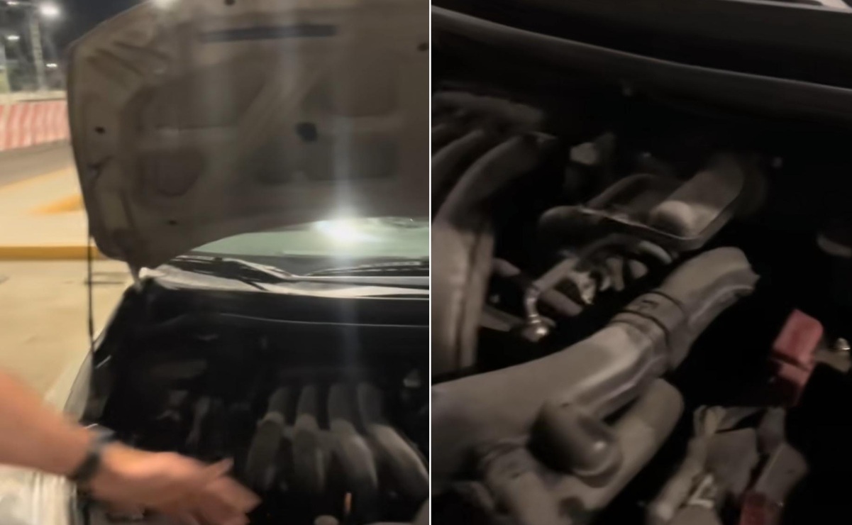 Un usuario del Tren Interurbano fue victima de la delincuencia, ya que le robaron la batería de su auto en el estacionamiento del “El Insurgente” . Foto: Captura de pantalla