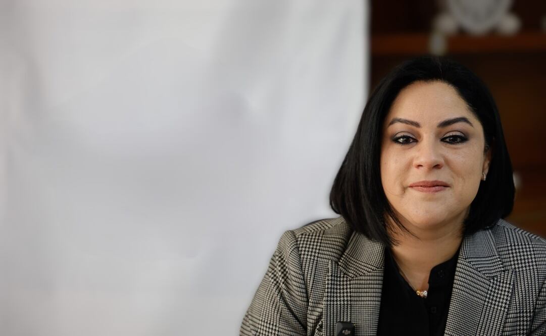 María José Bernáldez Aguilar se posicionó en torno a los resultados de la elección, al reconocer que Patricia Zarza Delgado se convirtió en la próxima rectora de la UAEMéx. Foto: Arturo Hernández / El Universal Estado de México