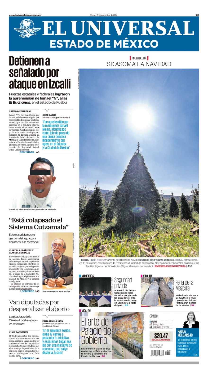 Portada Edomex 15 de noviembre