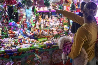 Adornos navideños encarecen en Ciudad Neza 
