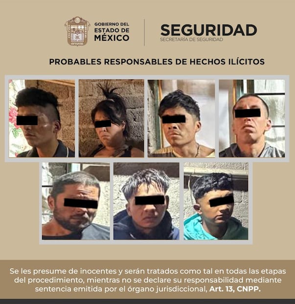 Los detenidos podrían estar relacionados con un grupo criminal con orígenes en el estado de Jalisco. Foto. Especial