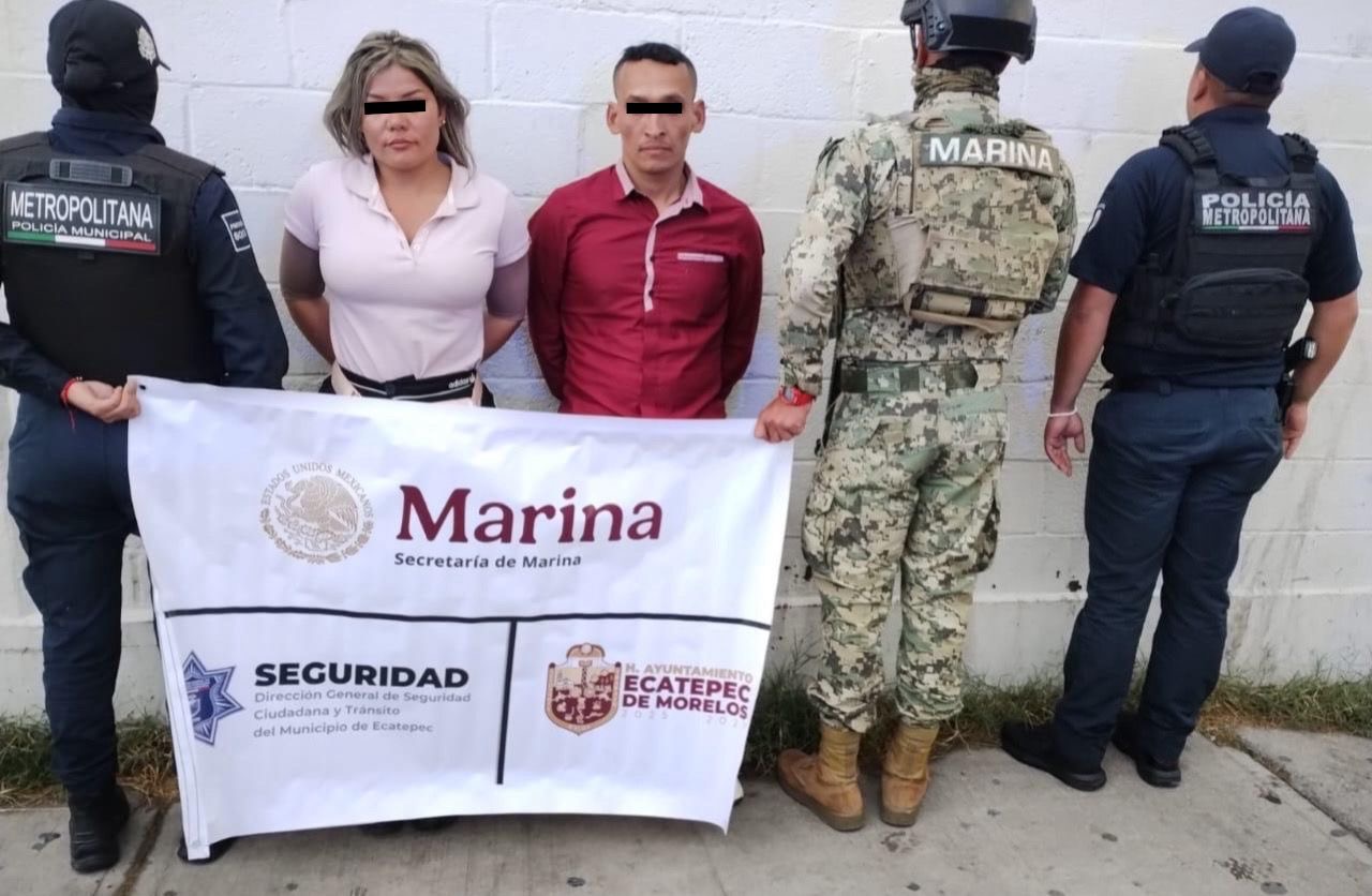 En el municipio de Ecatepec detuvieron a la güera, presunta líder regional de la organización criminal, la Chokiza