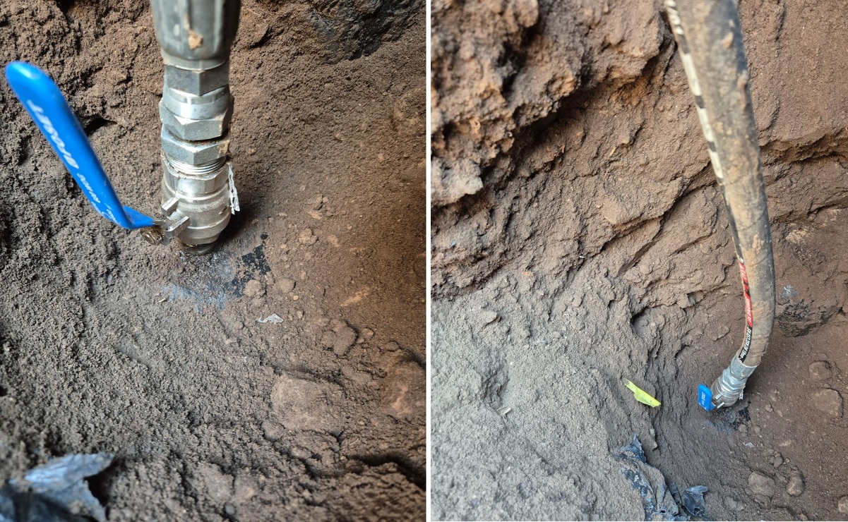 Golpe al huachicoleo: Clausuran toma clandestina de hidrocarburo en Axapusco