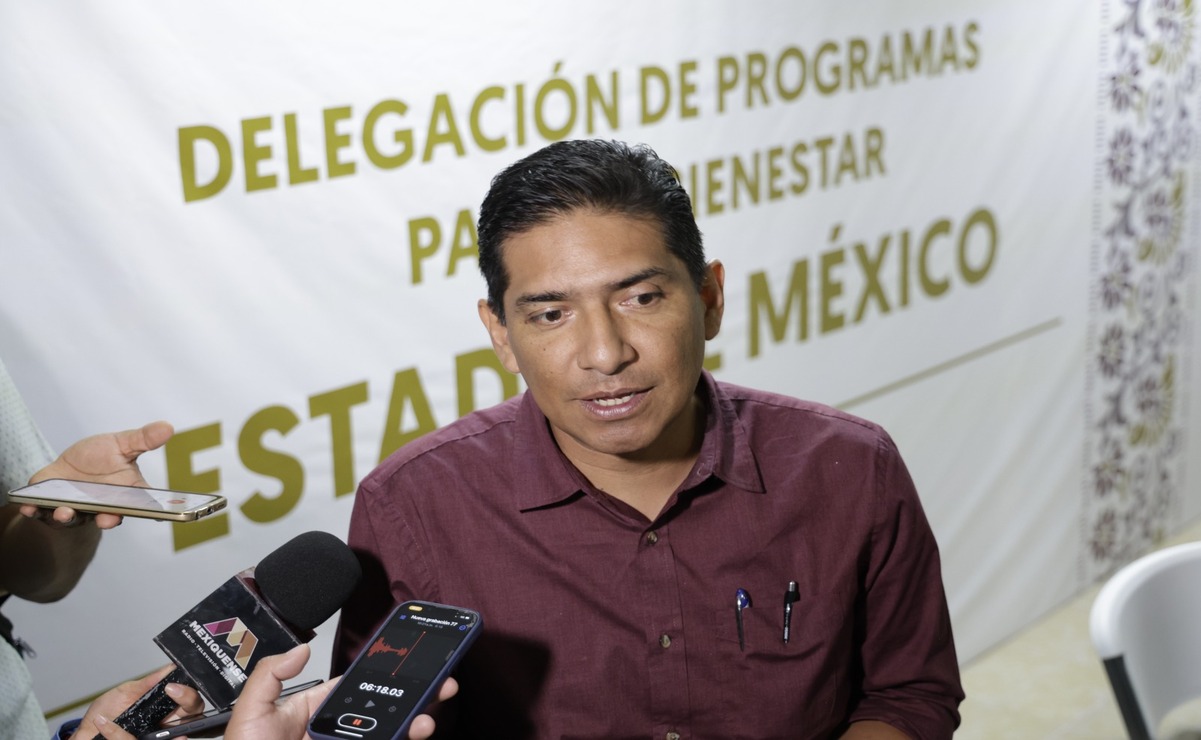 El delegado de Programas para el Bienestar dijo que mil 400 médicos y enfermeras recorren los 125 municipios mexiquenses para brindar consultas médicas. Foto: Arturo Hernández / El Universal Estado de México