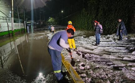 Restablecen circulación en vialidades de Huixquilucan tras tormenta de este lunes