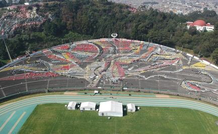 Toluca: Renace el mural de Leopoldo Flores en el Estadio “Chivo” Córdoba