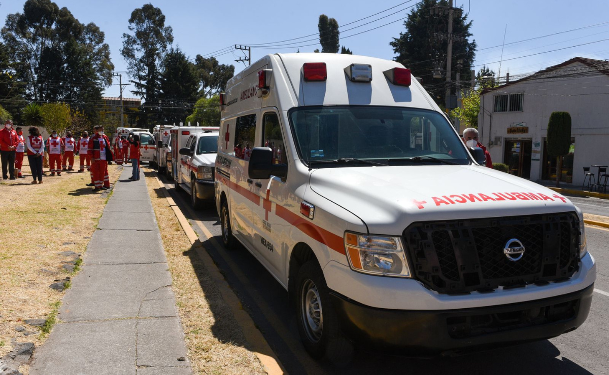 La falta de recursos limita a Cruz Roja Toluca; seis de sus ocho ambulancias están fuera de servicio. Foto: Especial