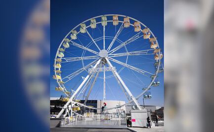¡Increíble! Inauguran rueda de la fortuna en centro comercial del Edomex 