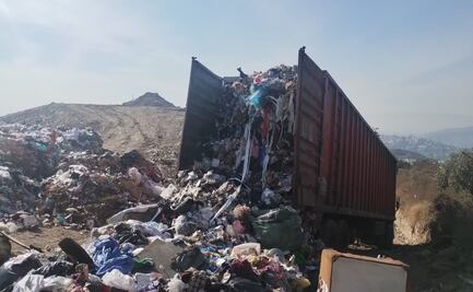 Desalojan relleno sanitario en Tlalnepantla