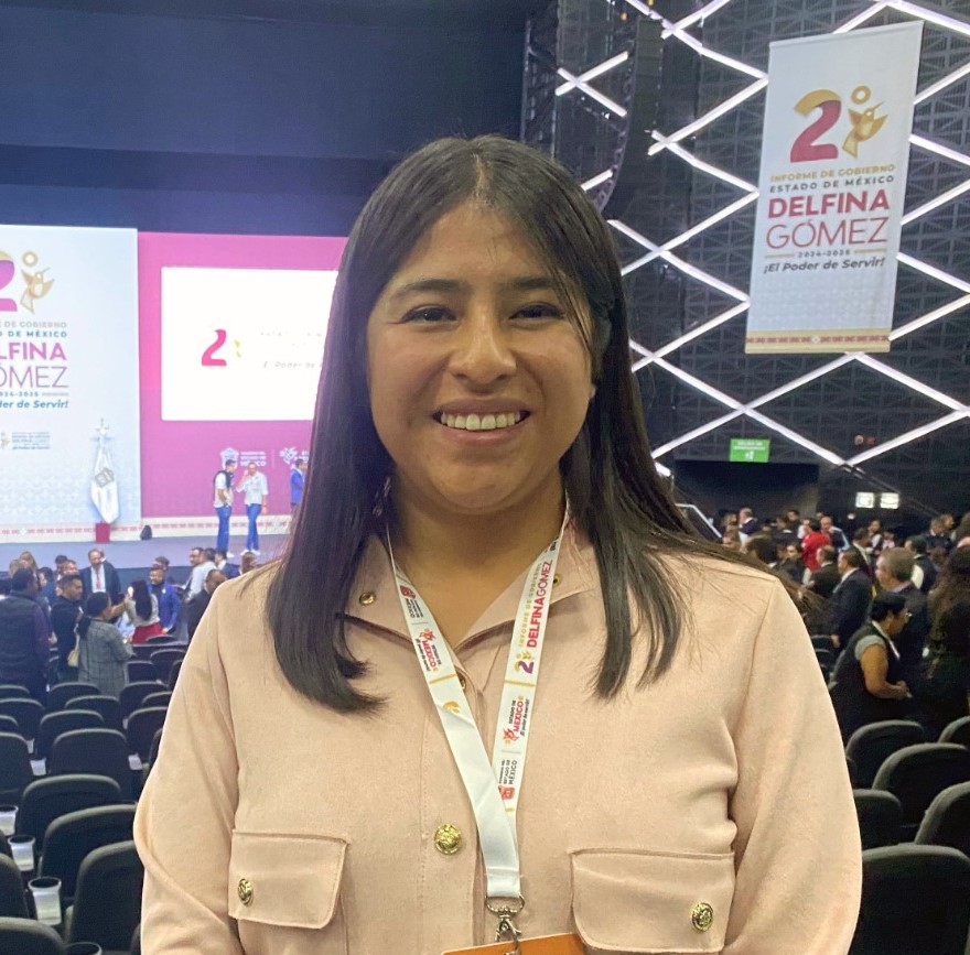 Berenice Carrillo Macario, alcaldesa de Temoaya / Foto Especial