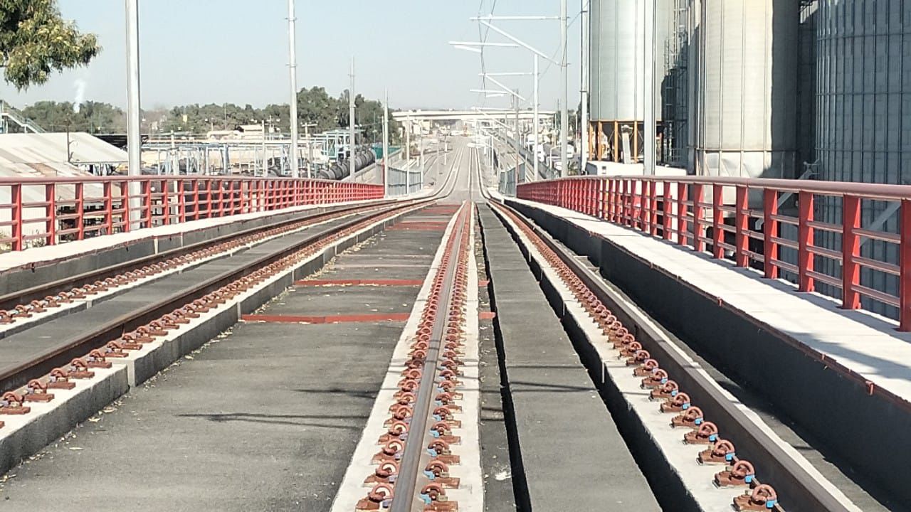Las protestas en Tultepec provocan nuevos retrasos en la construcción del Tren Suburbano que conectará con el Aeropuerto Internacional Felipe Ángeles. Foto Especial