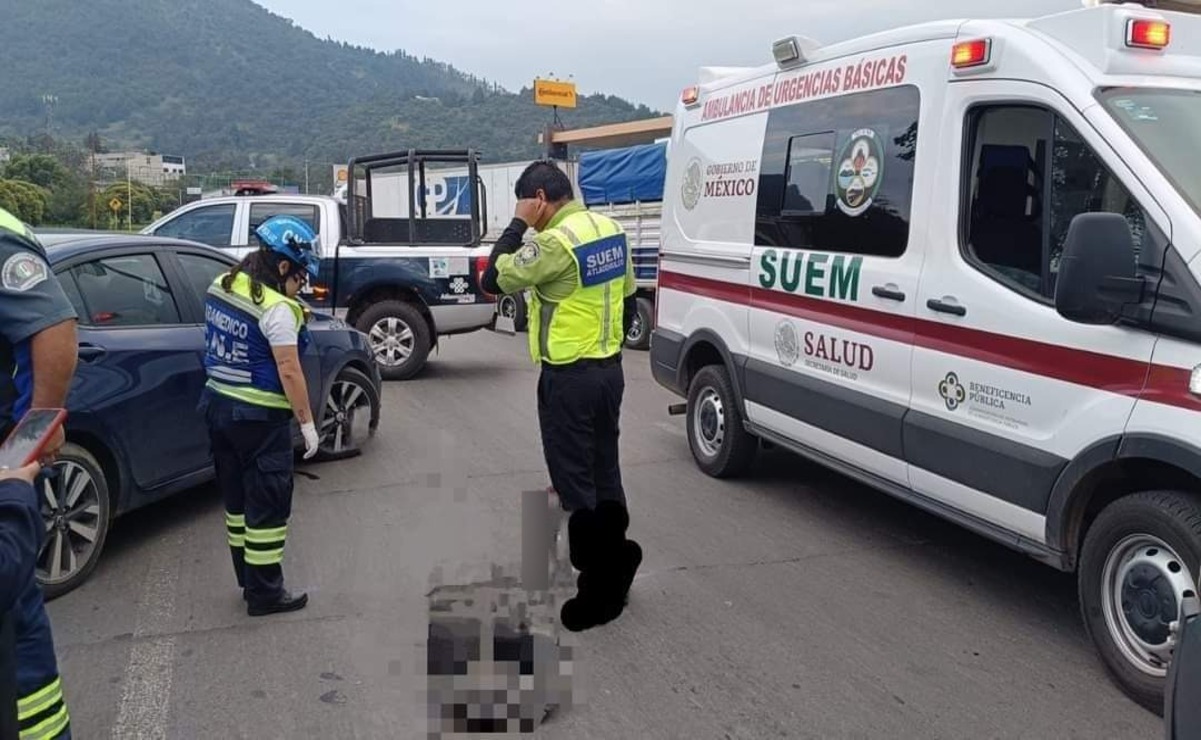 Conductor atropella a peatón en Atlacomulco