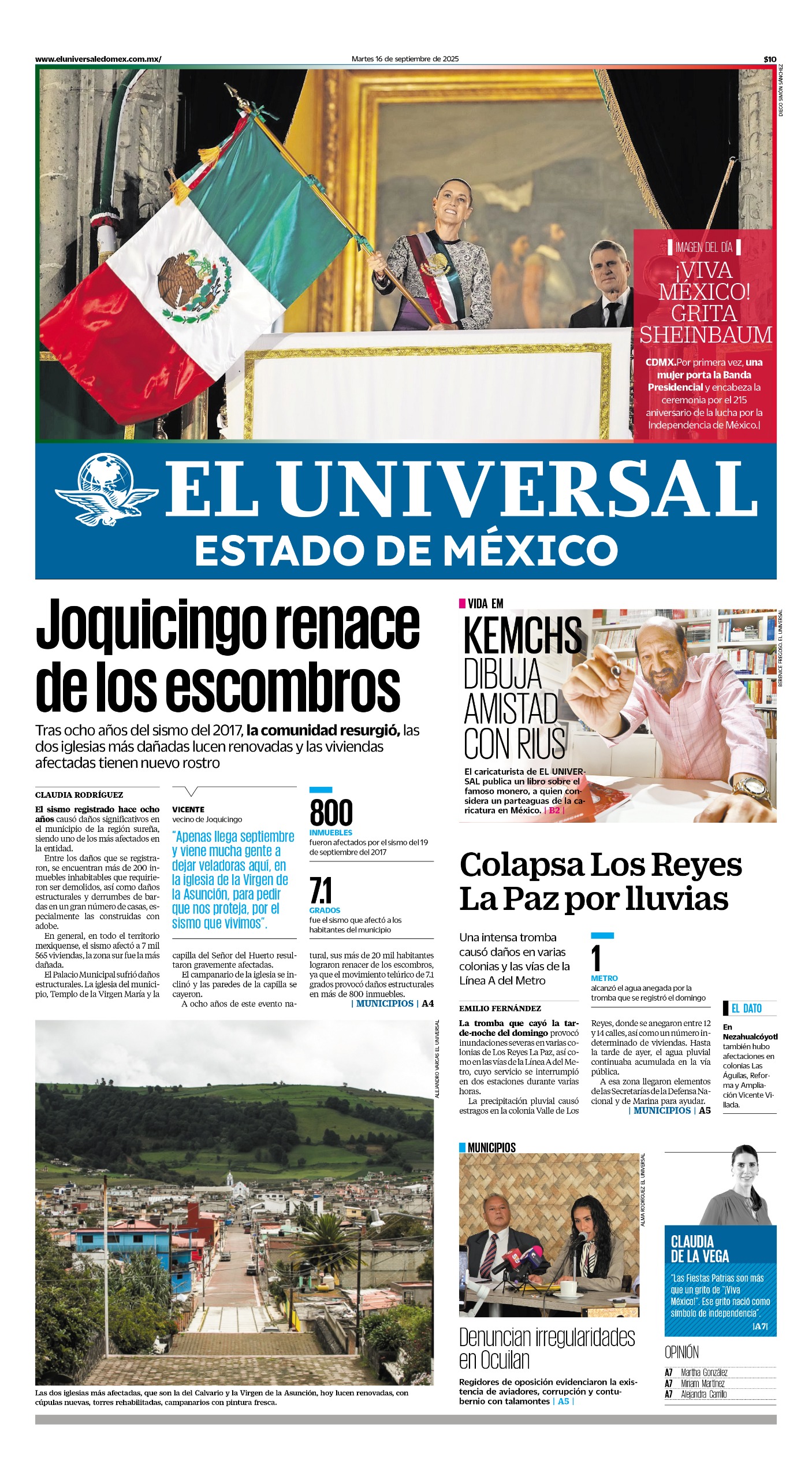 Portada 16 de septiembre 2025