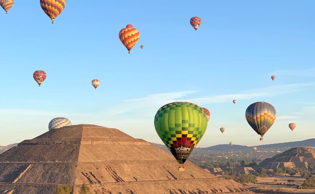 Teotihuacán: Mayor seguridad en vuelos de globo con nueva regulación. Foto: Especial