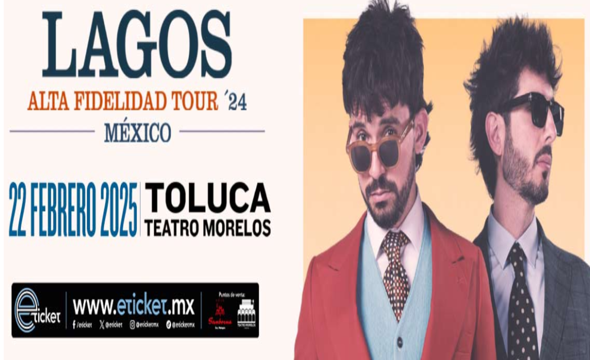 LAGOS hará vibrar el Teatro Morelos, en Toluca. Foto Especial