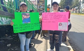 Movilización por la desaparición de Aylin Tapia provoca cierre vial